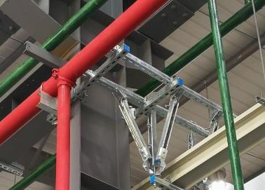 叙永该抗震支架的整体式支吊架结构协调性好